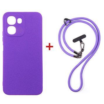 Чохол-накладка Dengos для Oppo A6x/A6k 4G Violet (DG-KM-CCRB-59) + ремінець DG-KM-CCRB-59 фото