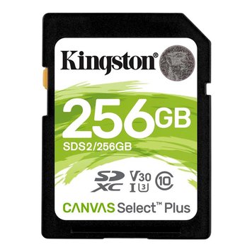 Карта пам`яті SDXC 256GB UHS-I/U3 Class 10 Kingston Canvas Select Plus R100/W85MB/s (SDS2/256GB) SDS2/256GB фото