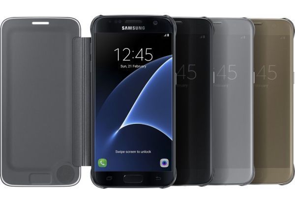 Чохол-книжка Samsung Clear View Cover для Samsung Galaxy S7 Edge SM-G935 Black (EF-ZG935CBEGRU) EF-ZG935CBEGRU фото