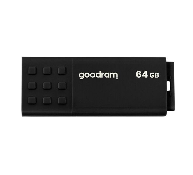Флеш-накопичувач USB3.2 64GB Goodram UME3 Black (UME3-0640K0R11) UME3-0640K0R11 фото