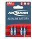 Батарейка Ansmann AAA/LR03 BL 4шт 5015553 фото 1