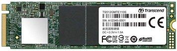 SSD накопичувач Transcend MTE110S 512GB NVMe M.2 3D TLC (TS512GMTE110S) TS512GMTE110S фото