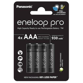 Акумулятори Panasonic Eneloop Pro AAA/HR03 NI-MH 930 mAh BL 4 шт BK-4HCDE/4CP фото