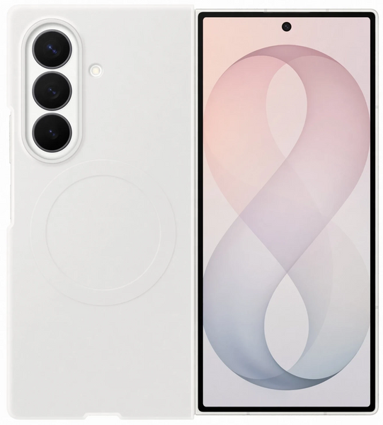 Чохол Samsung Fold 8 Ultra Silicone Magnet Case EF-EF976CWEGUA White EF-EF976CWEGUA фото