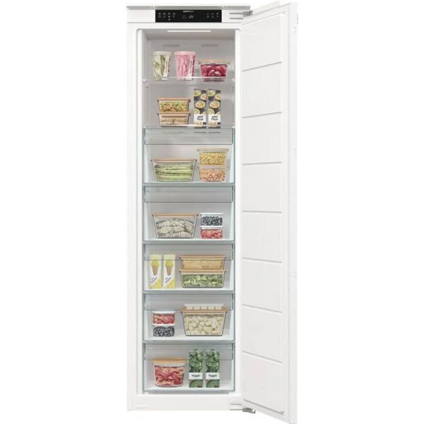 Морозильна камера Gorenje вбудована, 177x54х55, 235л, А+, NF, диспл, білий FNCI517E62WF фото
