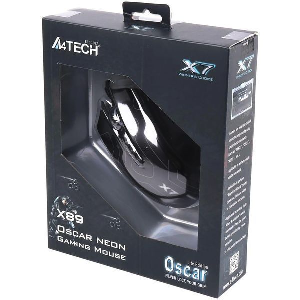 Миша A4Tech X89 Black X89 (Black) фото