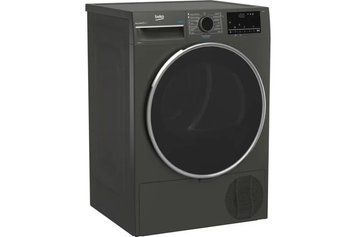 Сушильна машина Beko тепловий насос, 8кг, A++, 60см, дисплей, підсвітка барабану, сірий B3T68239MG фото