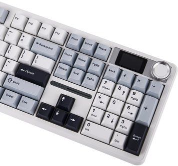 Клавіатура бездротова Aula F108 Pro White (6978080501318) 6978080501318 фото