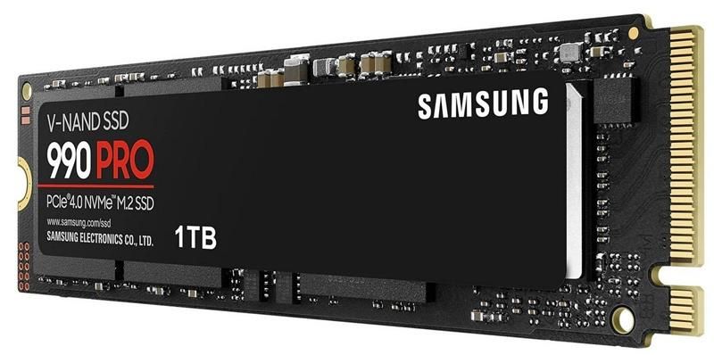 Накопичувач SSD 1ТB Samsung 990 PRO M.2 2280 PCIe 4.0 x4 NVMe V-NAND MLC (MZ-V9P1T0BW) MZ-V9P1T0BW фото