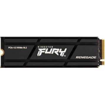 Накопичувач SSD 2TB Kingston Fury Renegade with Heatsink M.2 2280 PCIe 4.0 x4 NVMe 3D TLC (SFYRDK/2000G) SFYRDK/2000G фото