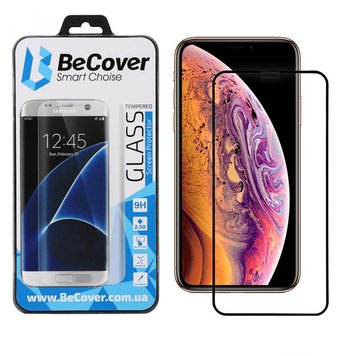 Захисне скло BeCover для Apple iPhone 11 Pro Max Black (704105) 704105 фото