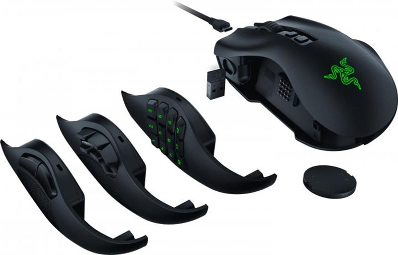 Миша бездротова Razer Naga V2 Pro Wireless Black (RZ01-04400100-R3G1) RZ01-04400100-R3G1 фото