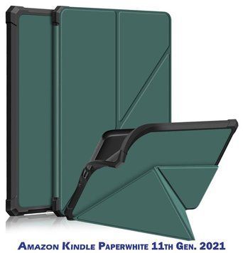 Чохол-книжка BeCover Ultra Slim Origami для Amazon Kindle Paperwhite 11th Gen. 2021 Dark Green (707220) 707220 фото