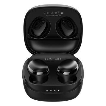 Bluetooth-гарнiтура Hator Hyреrpunk Truedots HD SyncHUB Black (HTA411) HTA411 фото
