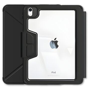 Чохол-книжка BeCover Rugged Origami Transparent з кріпленням Apple Pencil для Apple iPad Air 11" M2/M3 (2024/2025) Black (714968) 714968 фото