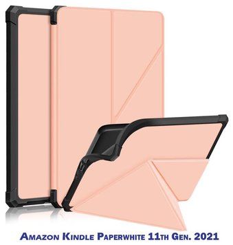 Чохол-книжка BeCover Ultra Slim Origami для Amazon Kindle Paperwhite 11th Gen. 2021 Rose Gold (707223) 707223 фото