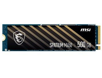 Накопичувач SSD 500GB MSI Spatium M450 V1 M.2 2280 PCIe 4.0 x4 NVMe 3D NAND TLC (S78-440K380-P83) S78-440K380-P83 фото
