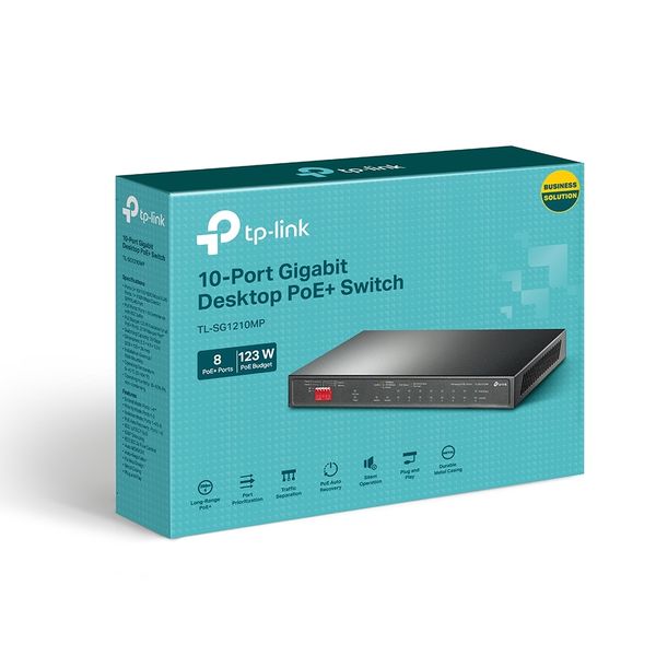 Комутатор TP-Link TL-SG1210MP TL-SG1210MP фото