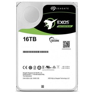 Накопичувач HDD 3.5" SATA 16.0TB Seagate Exos X18 7200rpm 256MB (ST16000NM000J) ST16000NM000J фото