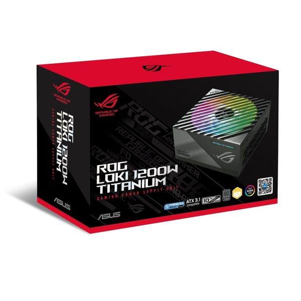 Блок живлення Asus ROG-LOKI-1200T-SFX-L-GAMING PCIE5 1200W Titanium (90YE00N0-B0NA00) 90YE00N0-B0NA00 фото