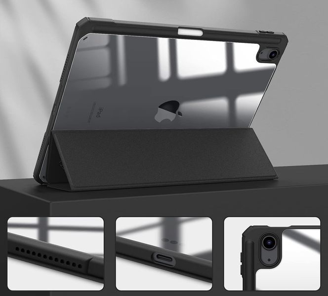 Чохол-книжка BeCover Soft Edge TPU з кріпленням Apple Pencil для Apple iPad Air 11" M4 2026 Black (715255) 715255 фото