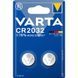 Батарейка Varta Lithium CR2032 BL 2шт CR2032 2BL фото 1