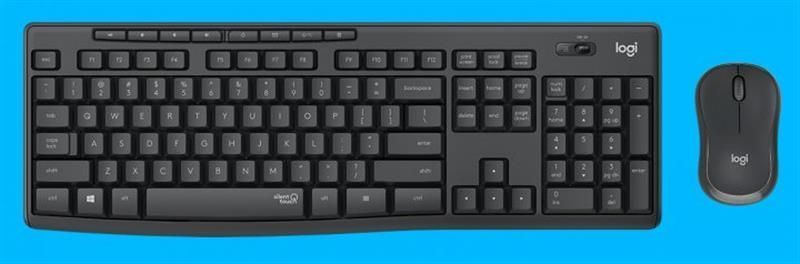 Комплект (клавiатура, миша) бездротовий Logitech MK295 Combo Black (920-009800) 920-009800 фото