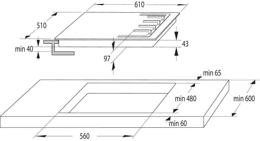 Варильна поверхня Gorenje GTW641KB GTW641KB фото