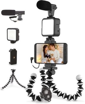 Комплект блогера Piko Vlogging Kit PVK-03LM (1283126515101) 1283126515101 фото