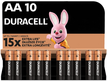 Батарейка Duracell LR06 MN1500 уп. 1x10 шт. 5016485/5015246/5014476/5006461/ 5016485/5015246/5014476/5006461/ фото