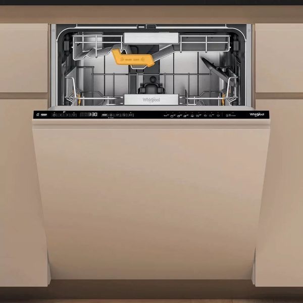 Посудомийна машина Whirlpool вбудована, 14компл., A+++, 60см, дисплей, 3й кошик, білий W8IHP42L фото