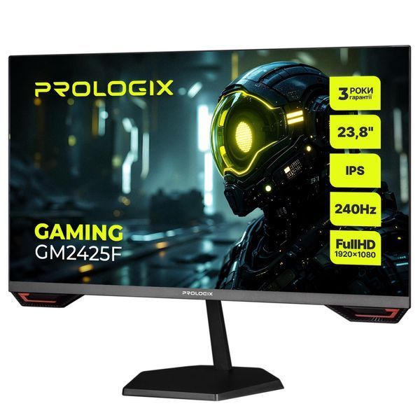 Монітор Prologix Gaming 23.8" GM2425F IPS Black 240Hz GM2425F фото