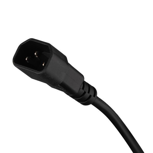 Фільтр живлення 2E 3 розетки, 1 м, черный (2E-U03C14M1BK) 2E-U03C14M1BK фото