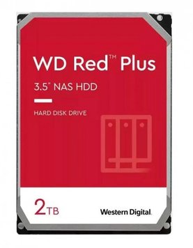 Накопичувач HDD SATA 2.0TB WD Red Plus 5400rpm 64MB (WD20EFPX) WD20EFPX фото