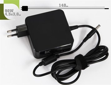 Блок живлення 1StCharger для ноутбука Dell 19.5V 90W 4.62A 4.5х3.0мм Wall Mount (WM1ST19.5V90W4530D) WM1ST19.5V90W4530D фото