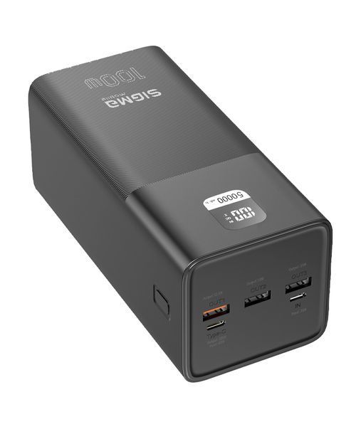 Універсальна мобільна батарея Sigma mobile X-Power SI50A6QLX 50000mAh Black (4827798741313) 4827798741313 фото