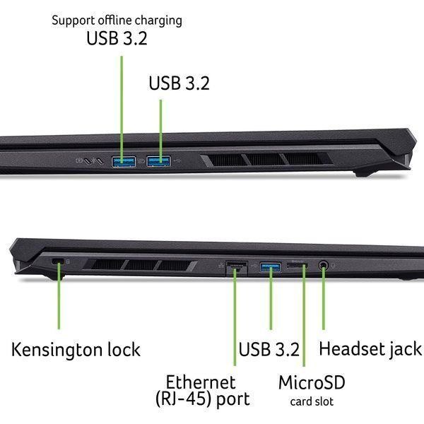 Ноутбук Acer Nitro V 16 ANV16-72-79NG (NH.QUSEU.00E) Obsidian Black NH.QUSEU.00E фото