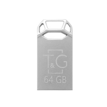 Флеш-накопичувач USB 64GB T&G 110 Metal Series Silver (TG110-64G) TG110-64G фото