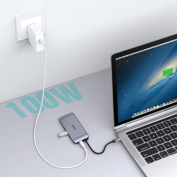 Концентратор Choetech HUB-M15 9 in 1 USB-C Multiport Adapter HUB-M15 фото