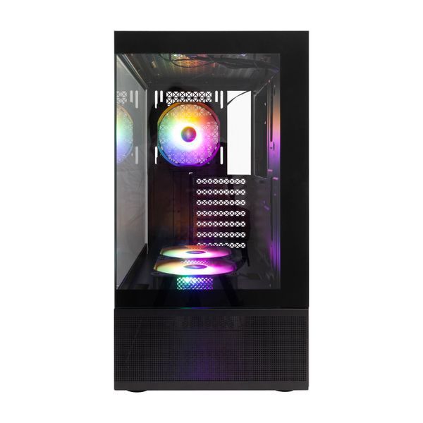 Корпус 1stPlayer Mi7-A-BK-2F7R-1F7 Black без БЖ Mi7-A-BK-2F7R-1F7 фото