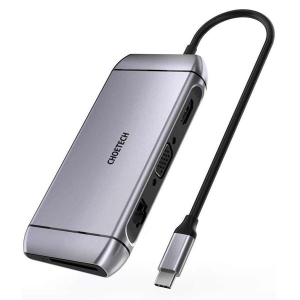 Концентратор Choetech HUB-M15 9 in 1 USB-C Multiport Adapter HUB-M15 фото