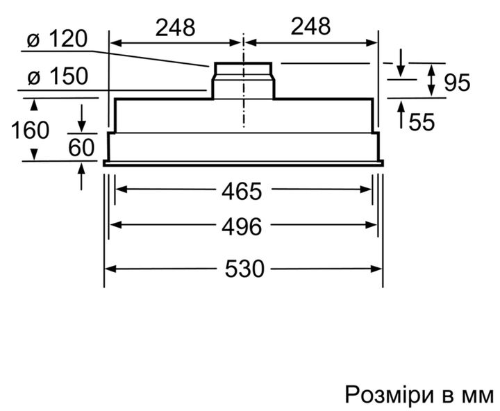 Витяжка Bosch DHL555BL DHL555BL фото