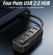 Концентратор Vention USB Hub 4-Port 2.0 Black, 0.15 m (VAS-J43) VAS-J43-B015 фото 5