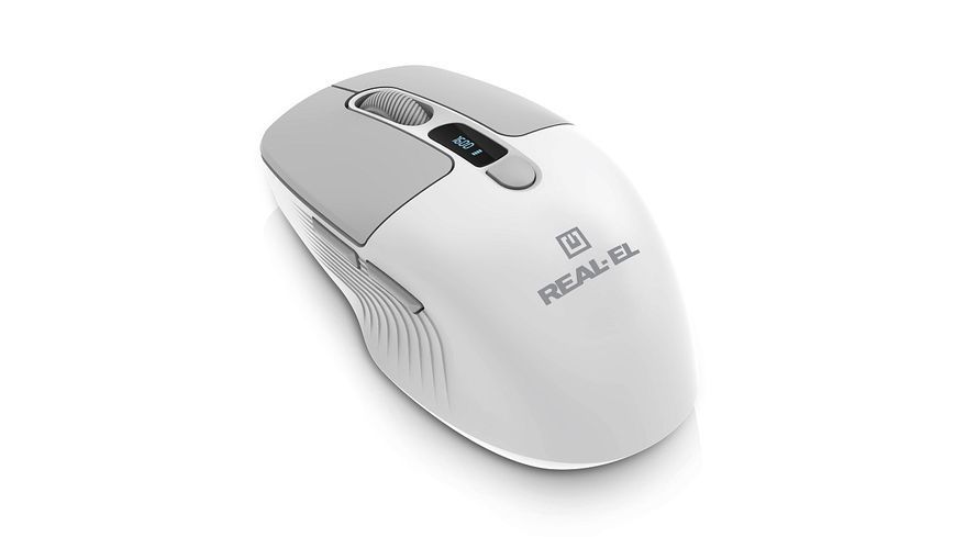 Миша бездротова REAL-EL RM-480W White EL123200050 фото