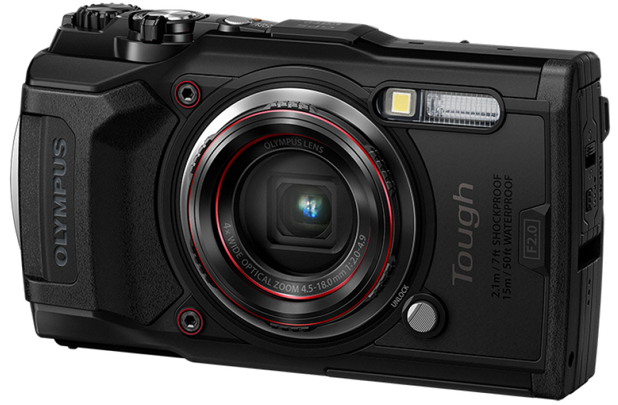 Цифрова камера Olympus TG-6 Black (Waterproof - 15m; GPS; 4K; Wi-Fi) V104210BE000 V104210BE000 фото