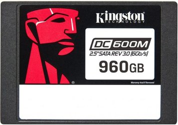 Накопичувач SSD 960GB Kingston SSD DC600M 2.5" SATAIII 3D TLC (SEDC600M/960G) SEDC600M/960G фото