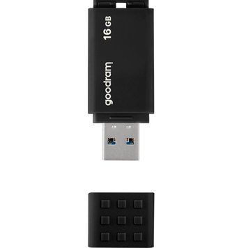 Флеш-накопичувач USB3.2 16GB Goodram UME3 Black (UME3-0160K0R11) UME3-0160K0R11 фото