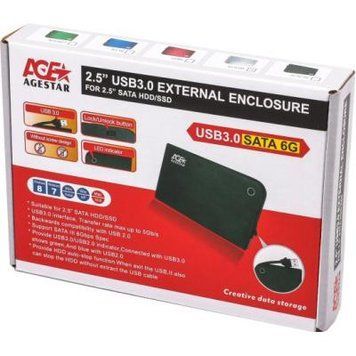 Зовнішня кишеня USB3.0 для HDD SATA 2,5" AgeStar 3UB 2A14 (White) 3UB 2A14 (White) фото