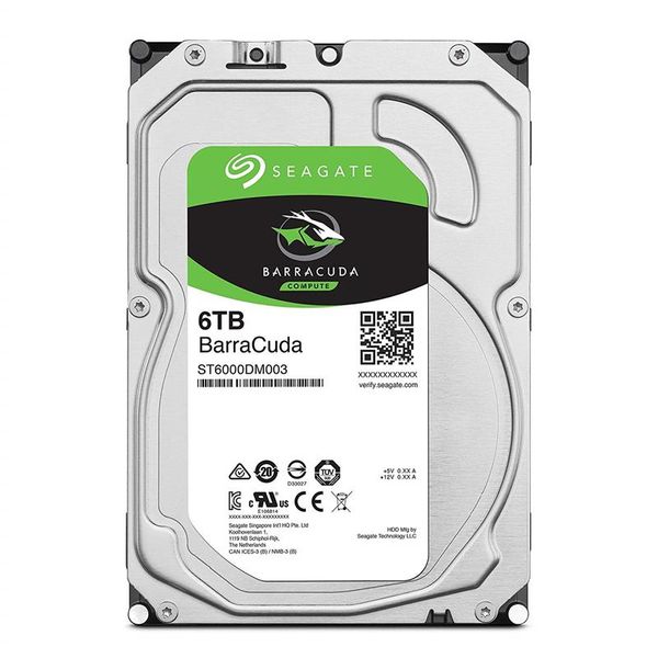 Накопичувач HDD SATA 6.0TB Seagate BarraCuda 256MB (ST6000DM003) ST6000DM003 фото