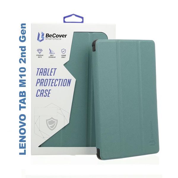 Чохол-книжка BeCover Smart для Lenovo Tab M10 HD 2nd Gen TB-X306 Dark Green (705969) 705969 фото